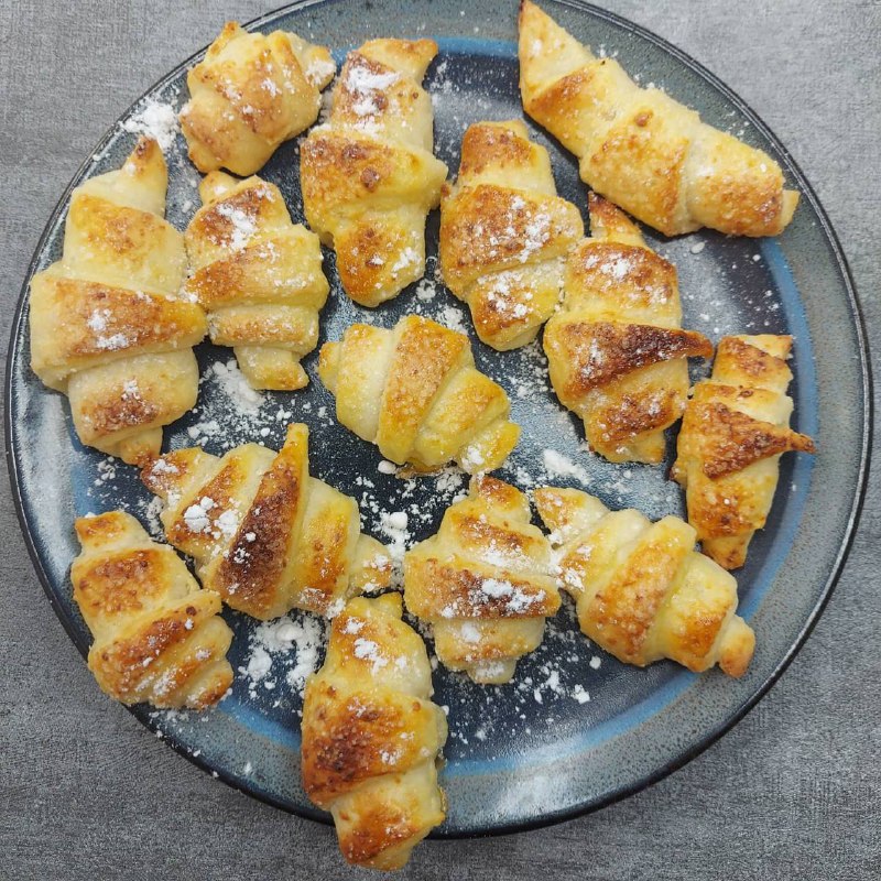Творожные рогалики
