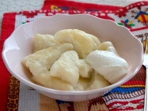 Сирні галушки в мультиварці