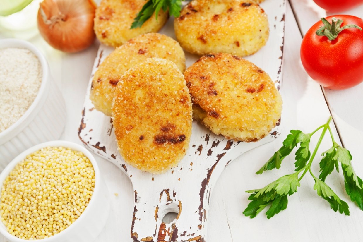 Курячі котлети з кускусом