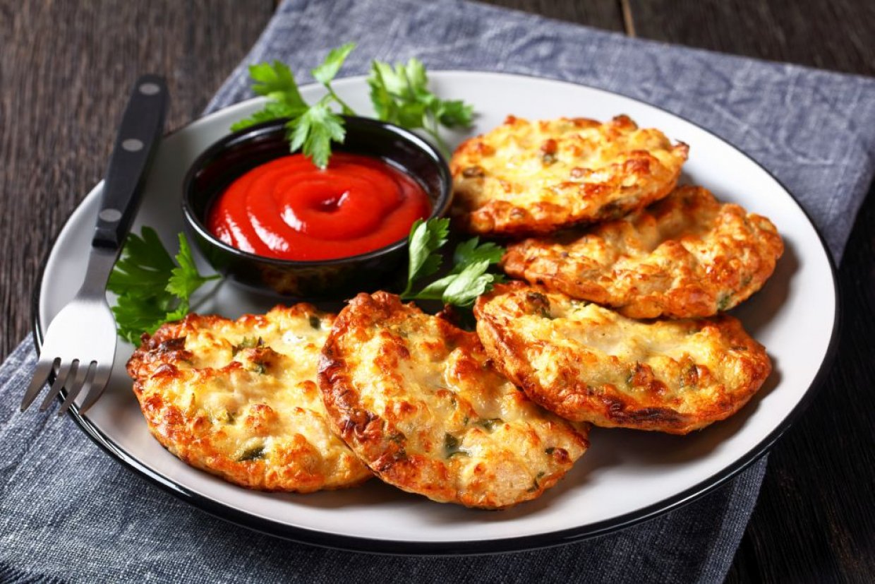 Куриные оладьи