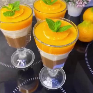 Мандаринова панна-котта
