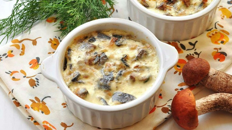 Жюльєн з куркою та грибами