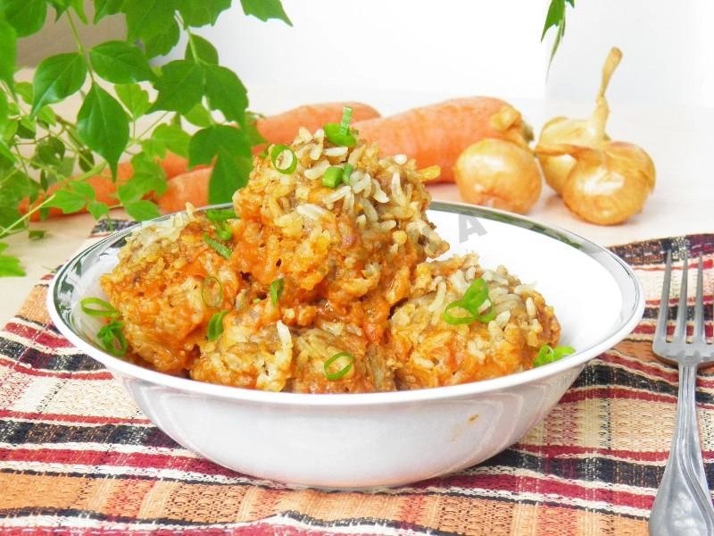 Їжачки з фаршу в мультиварці