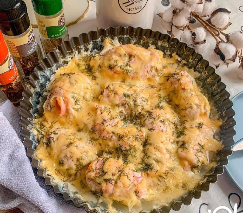 Вкусная и сочная запеканка на ужин