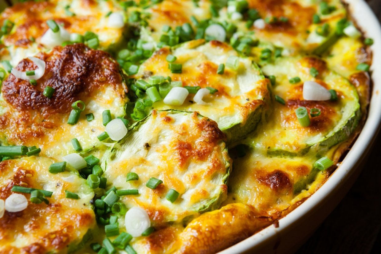Запеканка из кабачков и картофеля в духовке
