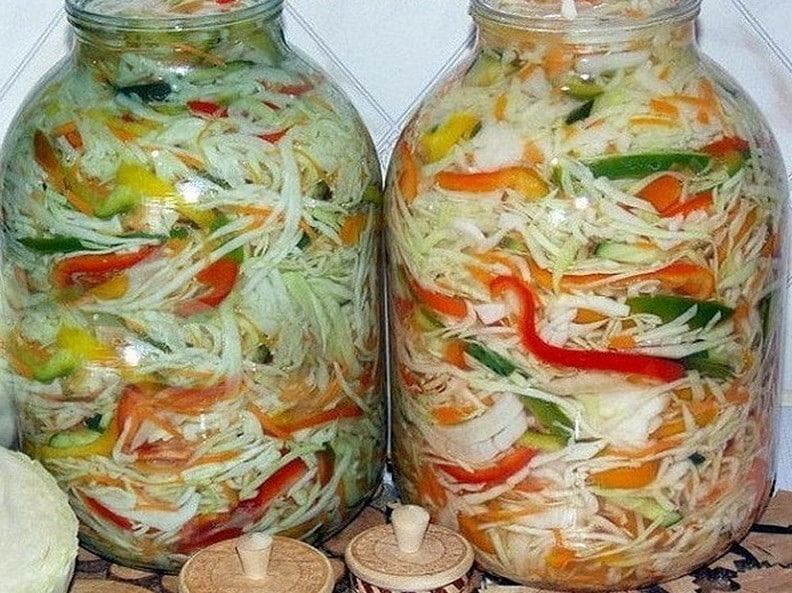 Капустяний салат на зиму 