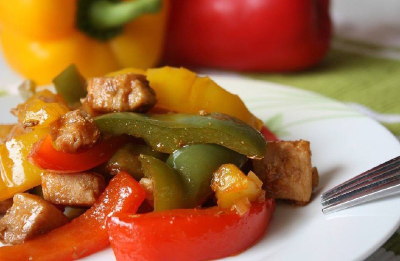 Курица с овощами