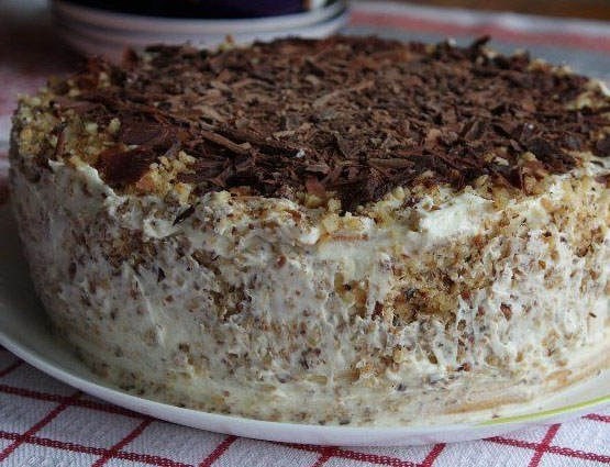 Кефирный торт в мультиварке