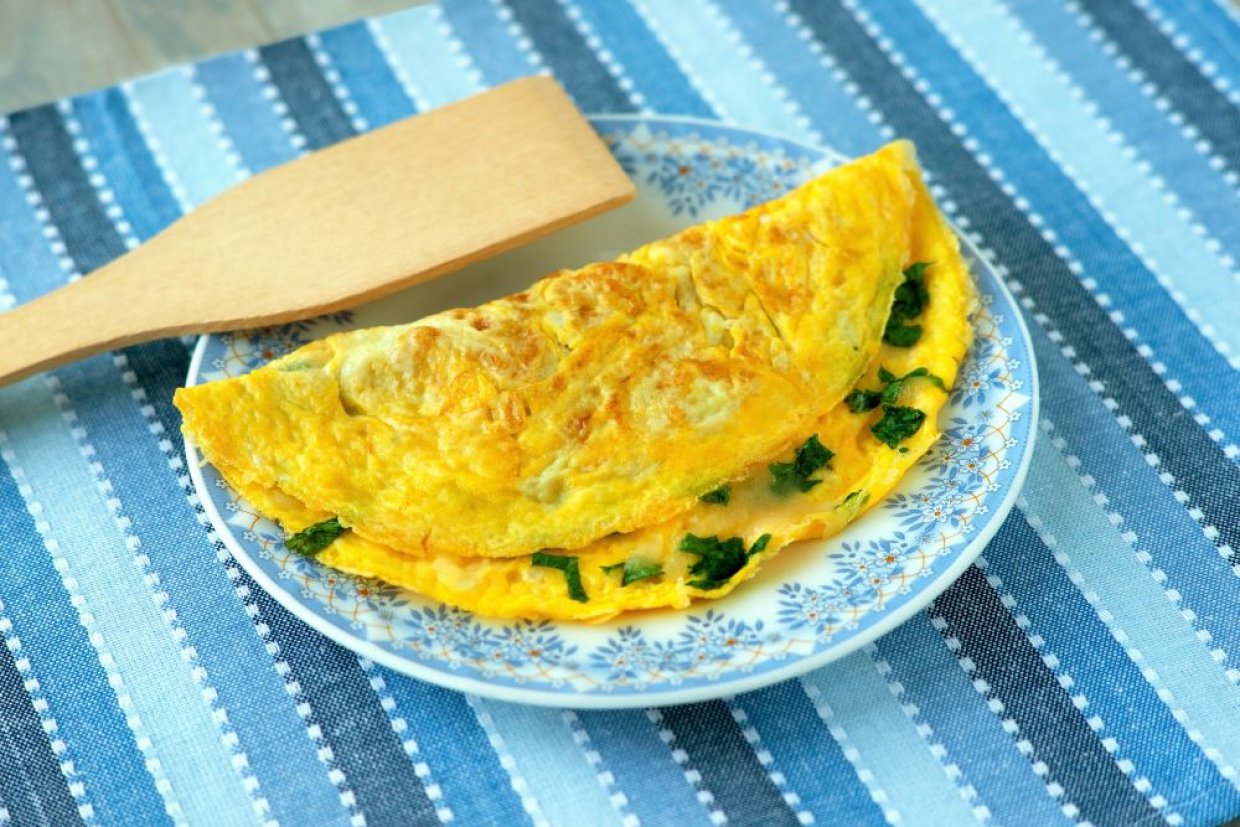 Омлет с сыром