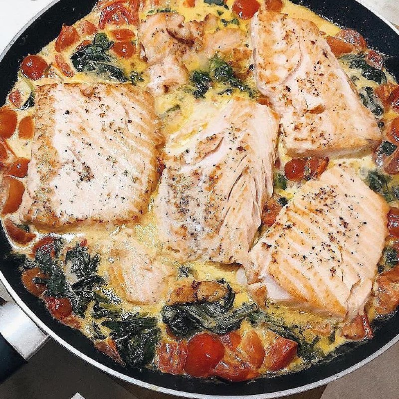 Вкусный лосось