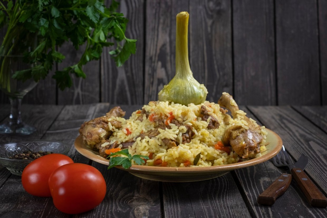 Плов з качкою в духовці