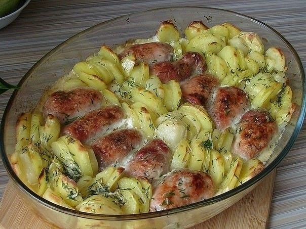 М’ясні рулетики з картоплею у вершках