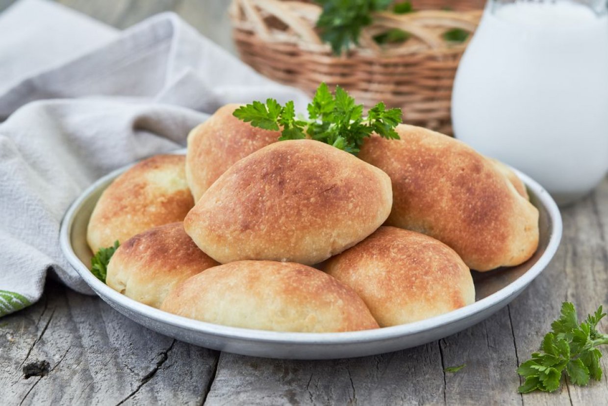 Постные пирожки в духовке