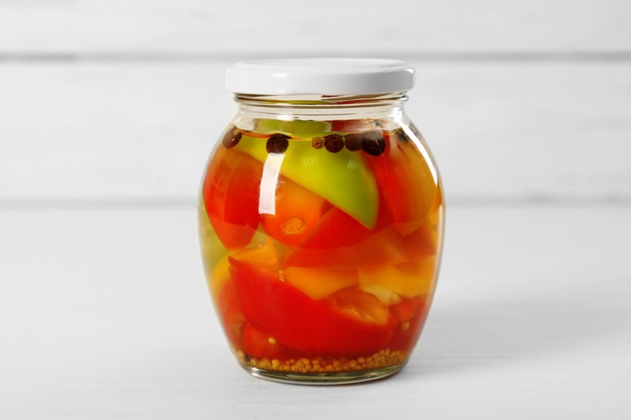 Маринований болгарський перець з медом на зиму