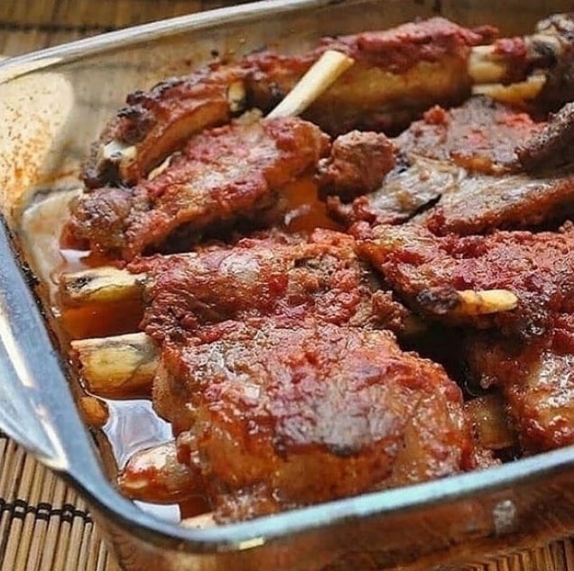 Свиные ребра из духовки
