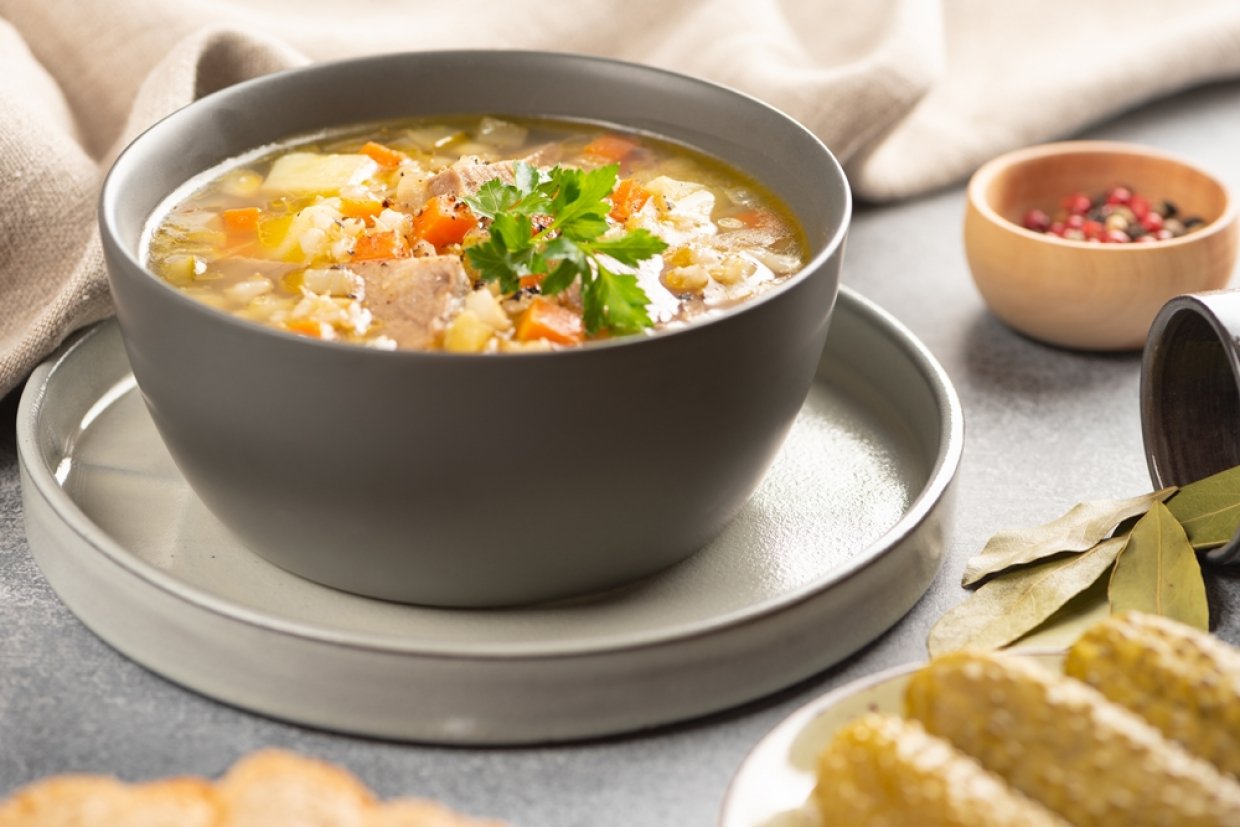 Розсольник з кабачками