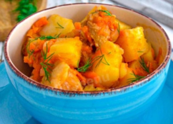 Свинина с картошкой