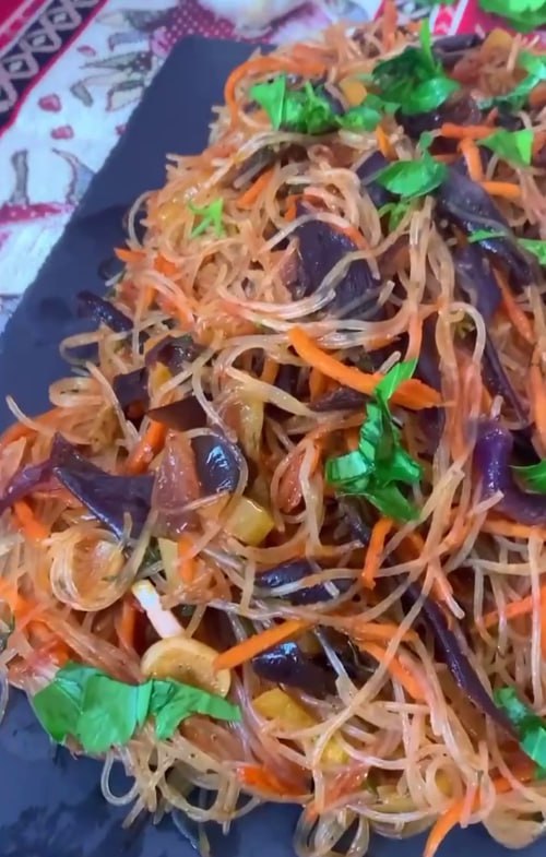 Фунчоза з овочами