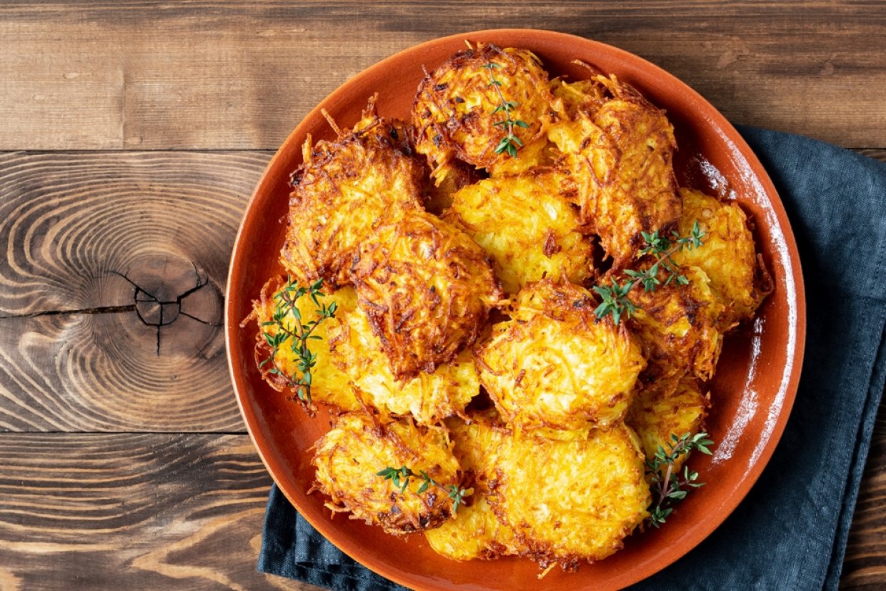 Драники з кукурудзяною крупою