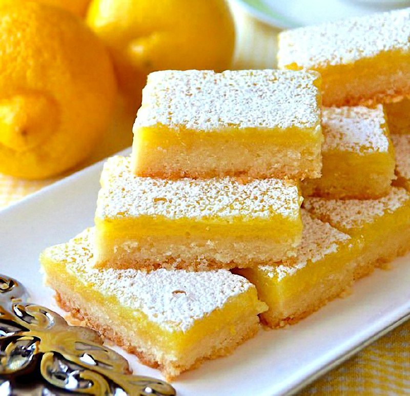 Лимонные пирожные
