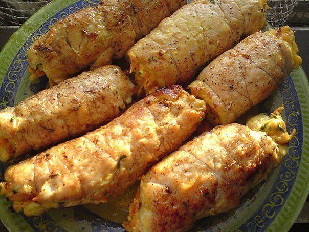 Курячі рулетики