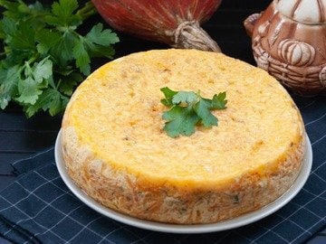 Гарбузова запіканка з сиром у мультиварці