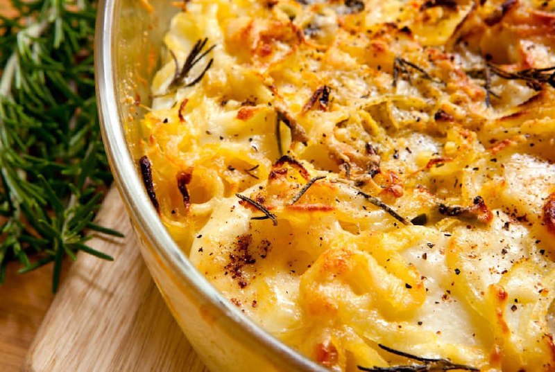Вершкова картопля з куркою