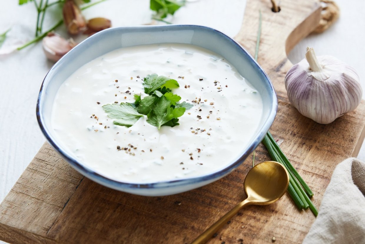 Часниковий соус для курки