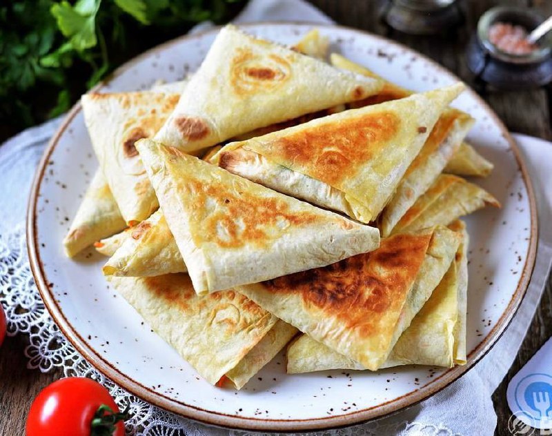Конвертики с творогом