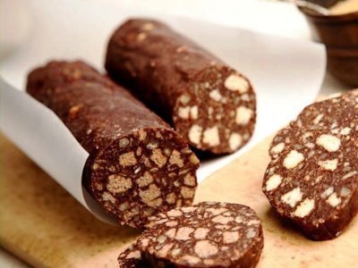 Шоколадна ковбаса в мультиварці