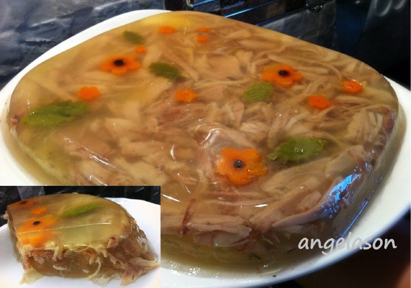 Студень из курицы