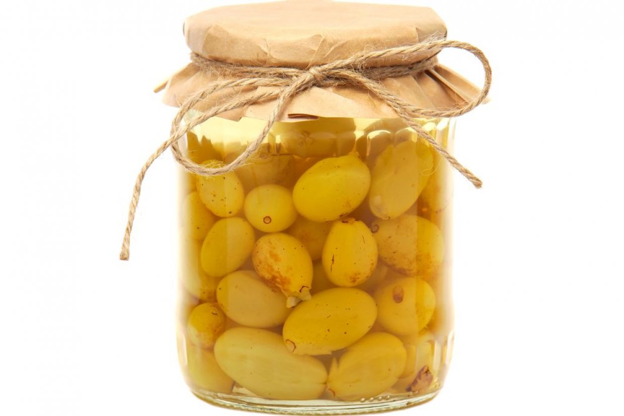 Маринованный виноград на зиму без стерилизации