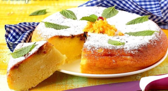 Сирно-манний пиріг у мультиварці