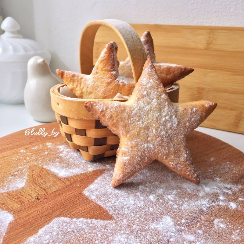Молочні коржики - зірочки