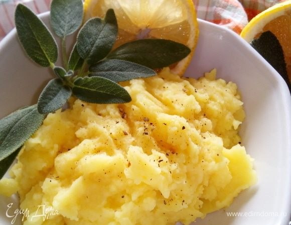 Ароматно-пряне пюре з шавлією та лимоном