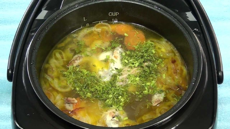 Куриный супчик в мультиварке