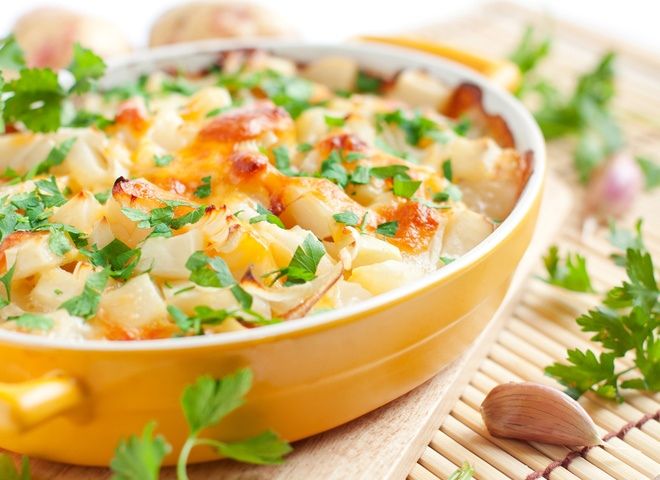 Запіканка з курки з гарбузом