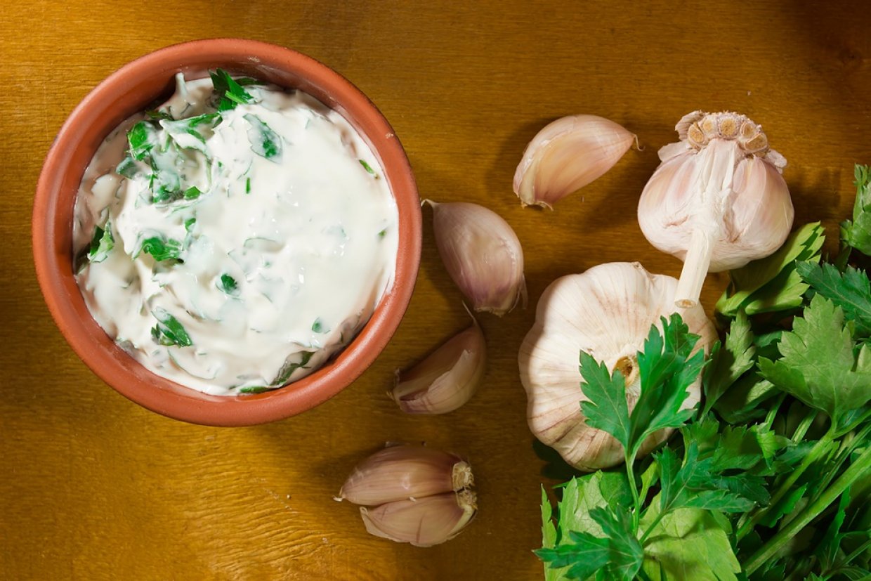 Чесночный соус для шашлыка