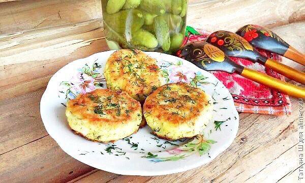 Сирники сирно-часникові