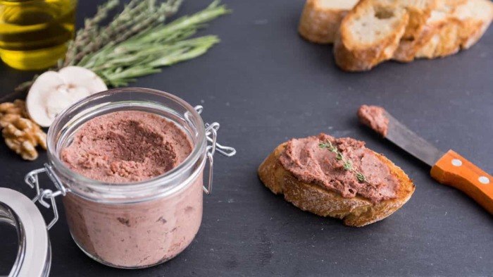 Куриный паштет с грибами