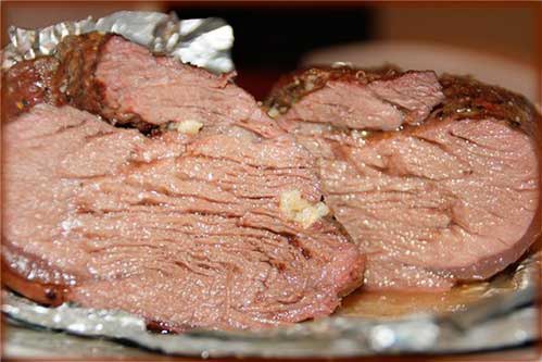 Запеченное мясо в мультиварке
