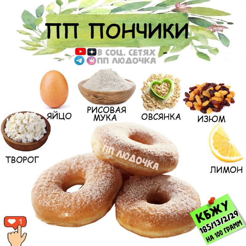 Сирні пончики