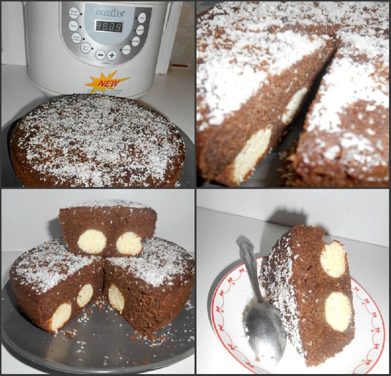 Шоколадный манник в мультиварке