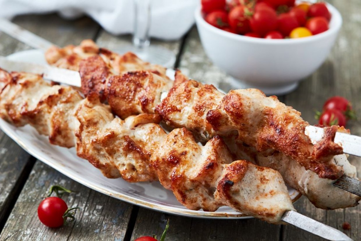 Шашлык из свинины на мангале