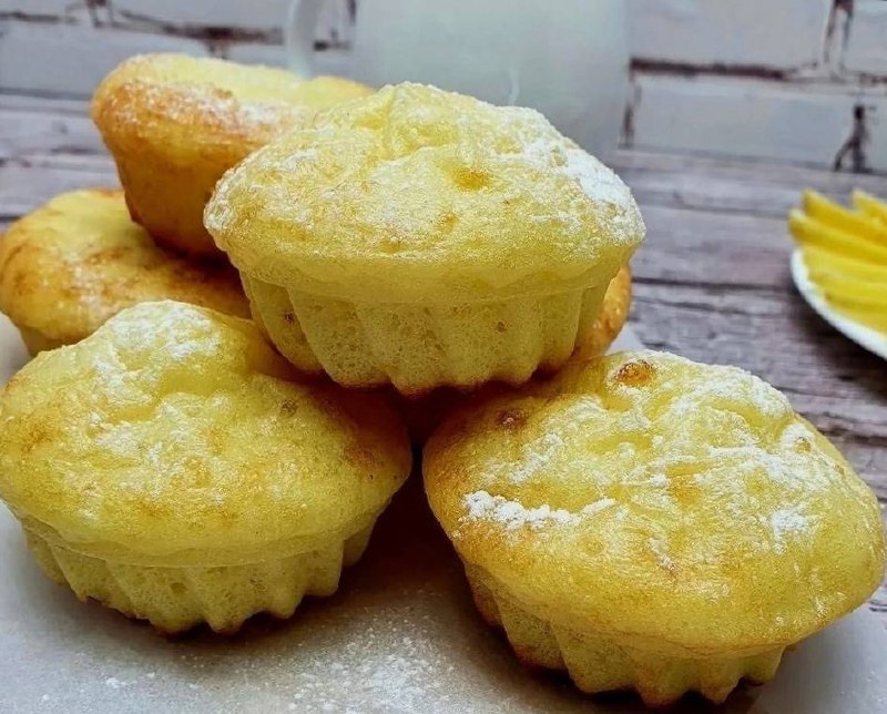 Лимонно - сирні кекси