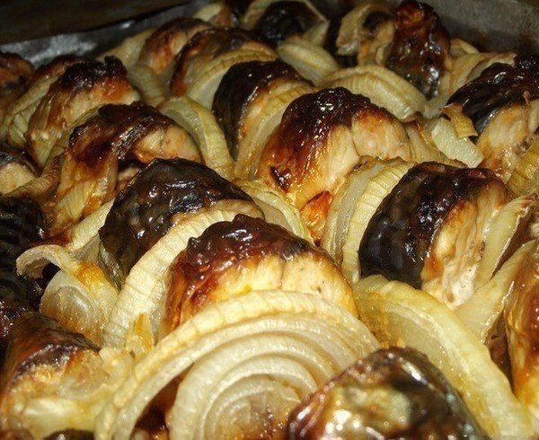 Скумбрия в духовке