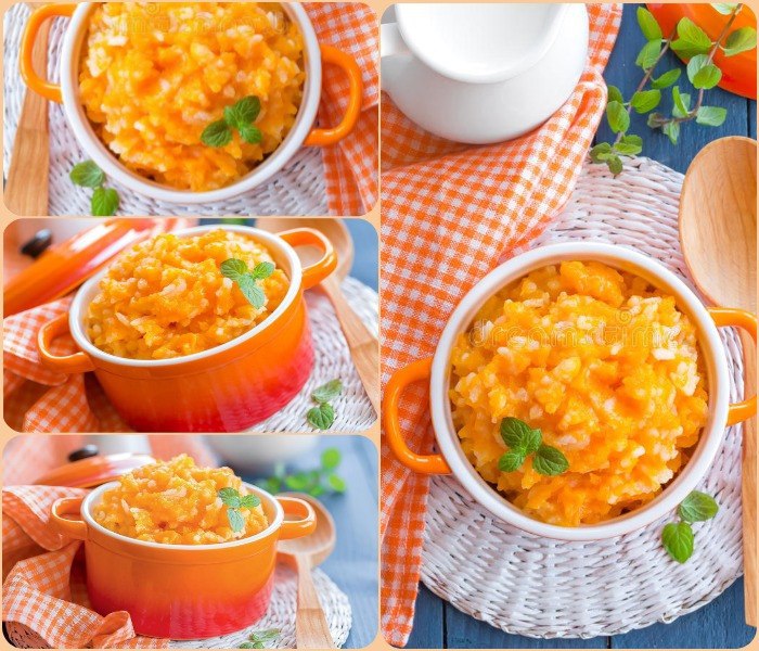 Пшенная каша с тыквой