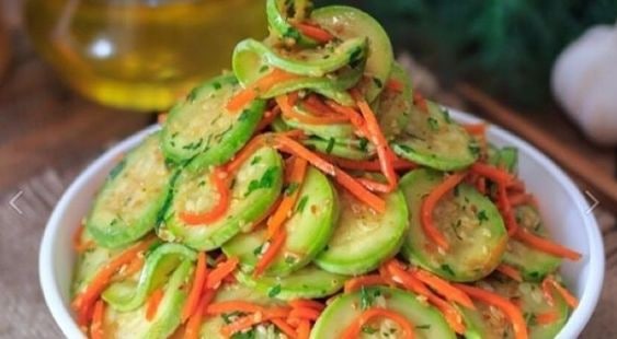 Кабачки по-корейськи швидкого приготування
