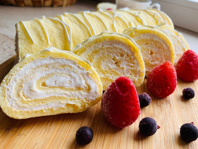 Білковий рулет без борошна (дієтичний)