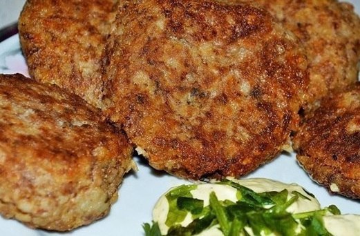 Котлети із гречки з грибами